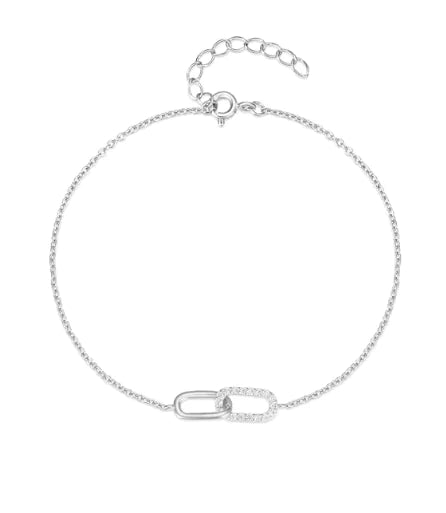 Infinity Bracelet – Interlocking Link