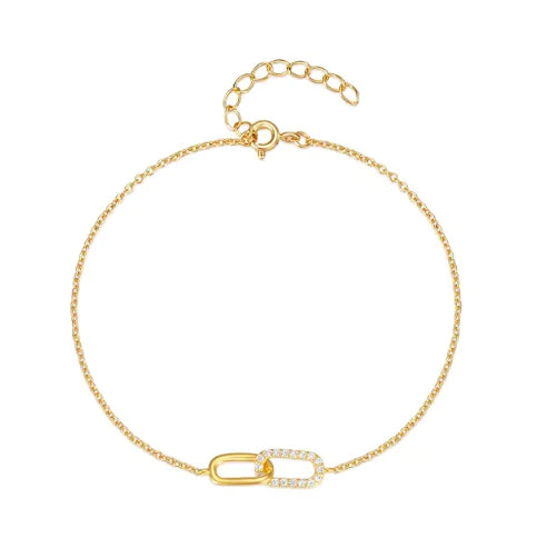 Infinity Bracelet – Interlocking Link